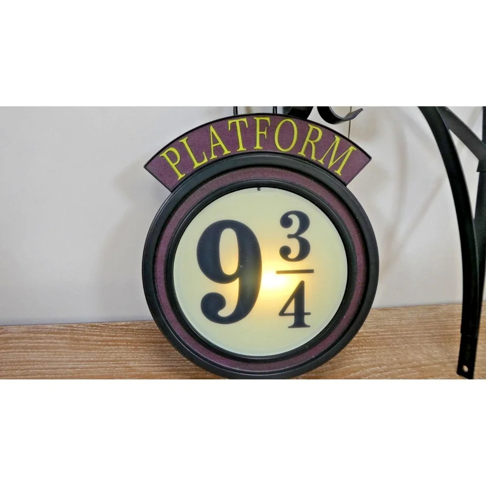 Hanging 9 3/4 Night Light, Platform 9 3/4 Sign Wall Light - Used
